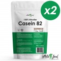 Atletic Food 100% Micellar Casein (MPC 82, шоколад) - 2000 грамм (2 шт по 1 кг)